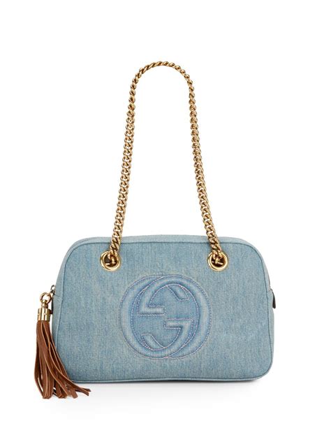 gucci soho leather shoulder bag men|Gucci soho denim bag.